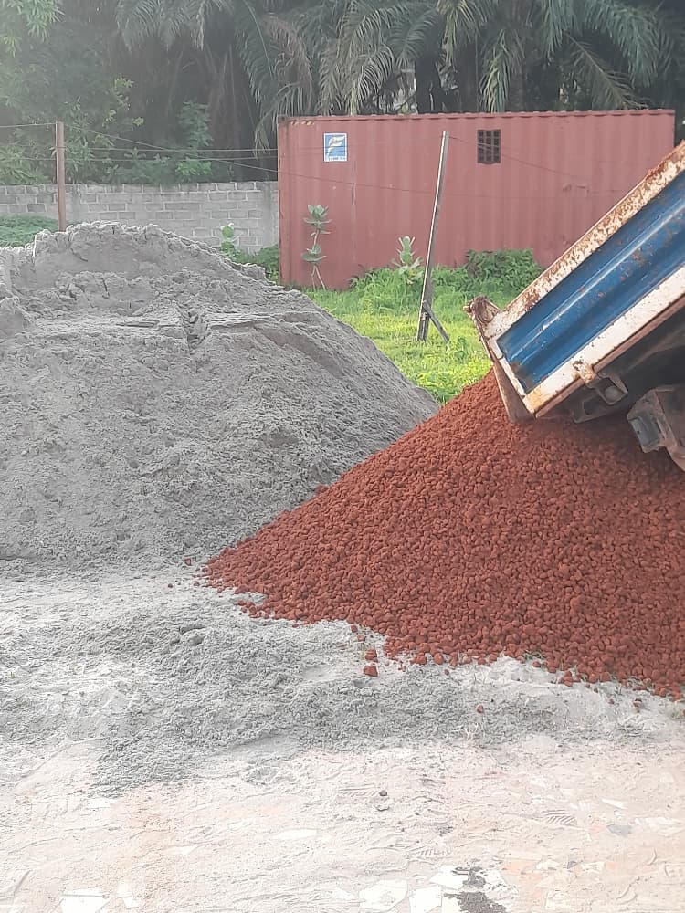 Byggematerialer til den nye muren