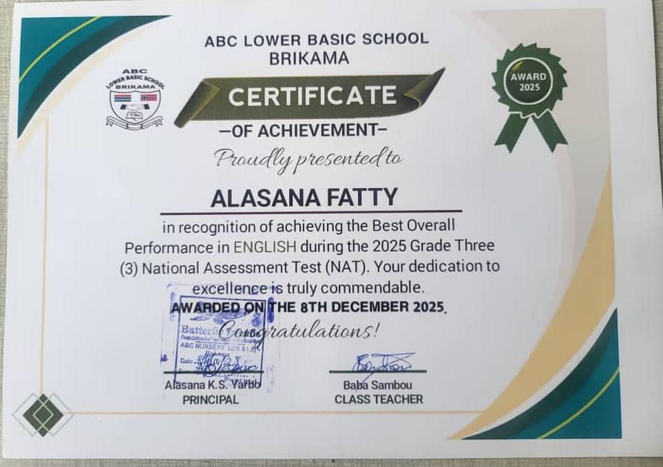 Alasana Fatty – engelsk